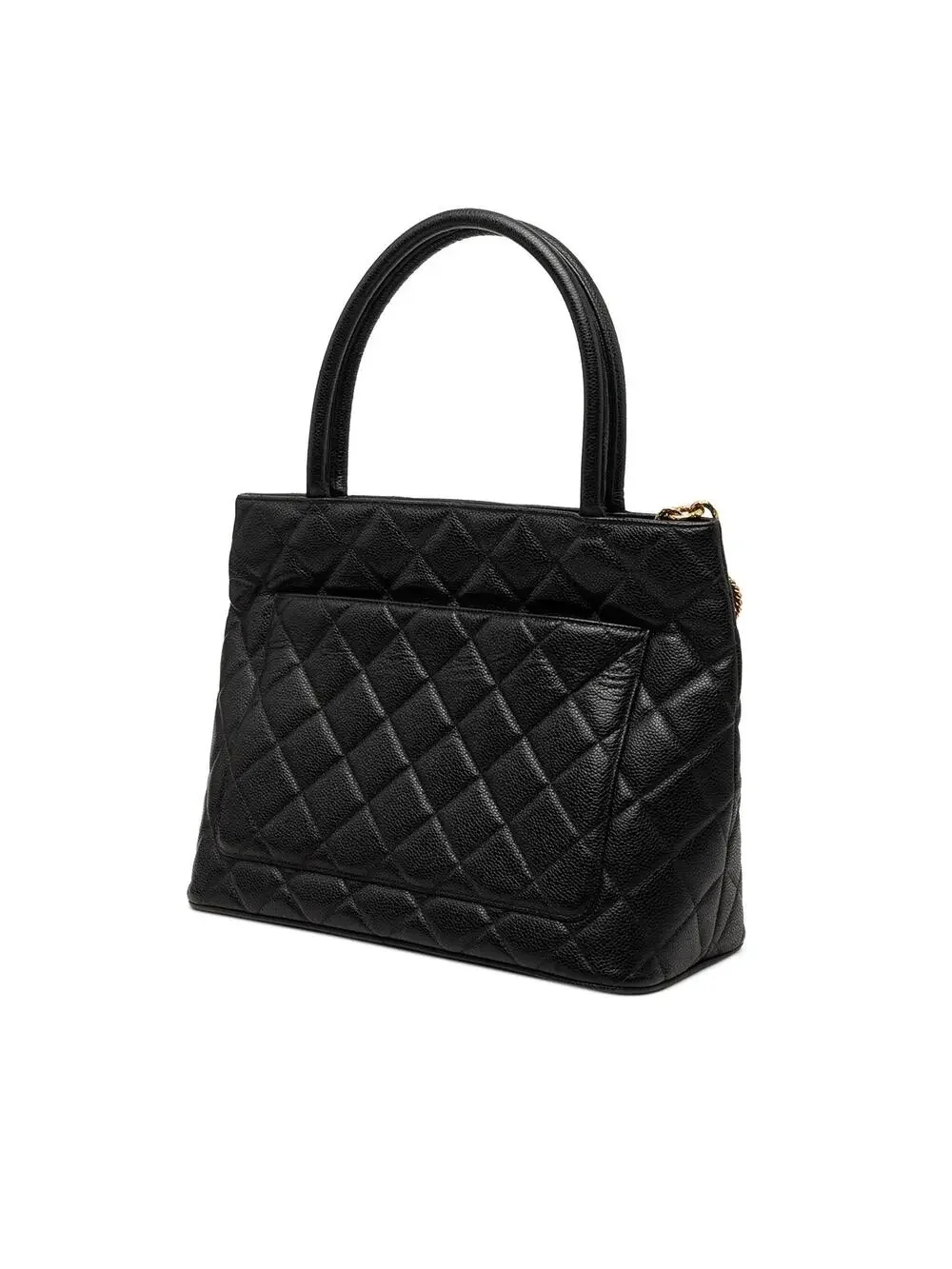 Chanel Caviar Medallion Tote Pre-Loved #290427C19B